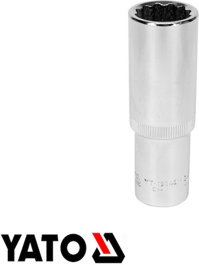 Yato Pneumatic Spline Socket Long with Frame Host 1/2" Diameter 18 / 1/2" / 12 / 77
