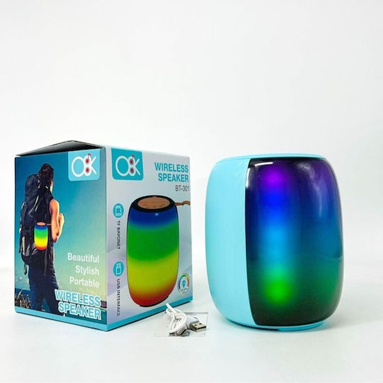 BT-301 Ηχείο Bluetooth 5W με Ραδιόφωνο Μπλε