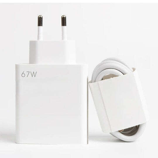 Gerlax Φορτιστής με Θύρα USB-A και Καλώδιο USB-C 67W Λευκός (A22T)
