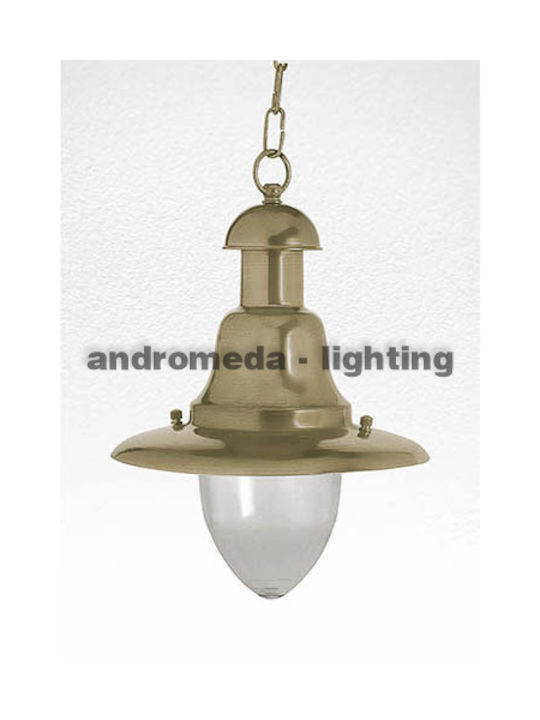 Andromeda Outdoor Hanging Ceiling Light E27 in Bronze Color 70