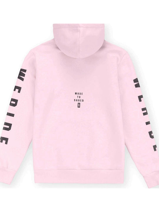 Sweatshirt mit Kapuze Baby Pink, Pink