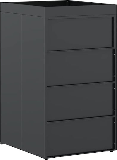 vidaXL Waste bin frame