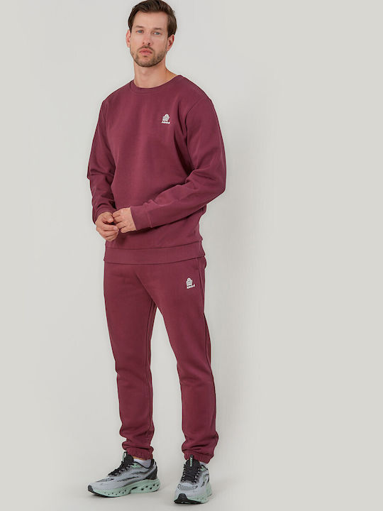 Sweatpants with Elastic Bordeaux