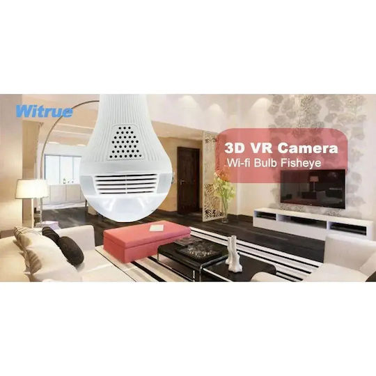 Tele Versteckte Kamera WiFi Lampe 1080p mit Steckplatz für Speicherkarte