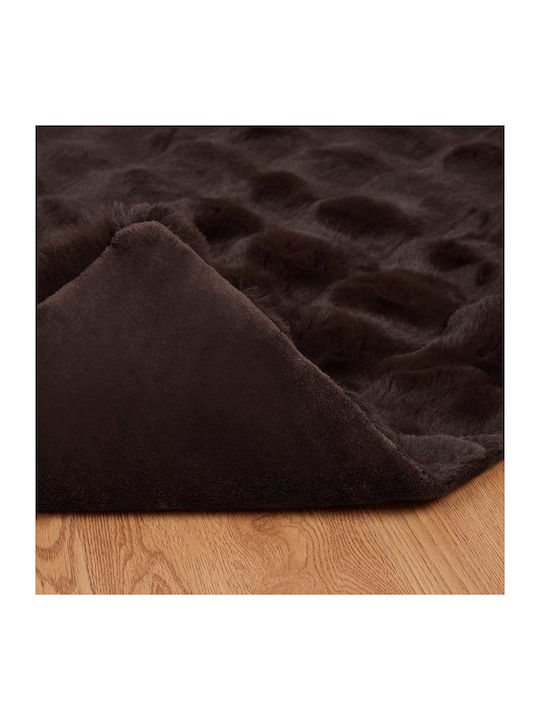 vidaXL Furry Sofa Blanket 130x150cm Giraffe