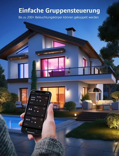 Teckin Smart Λάμπες Lepro Ai LED 8.5W για Ντουί E27 RGB Dimmable 2τμχ