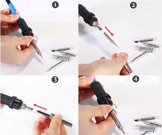 11393 Soldering Iron Electric 60W with Temperature Setting