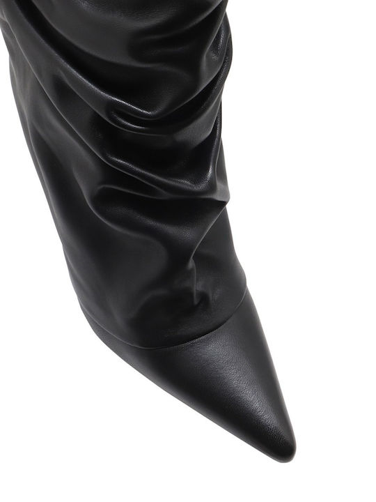 Leather Women's Ankle Boots Black