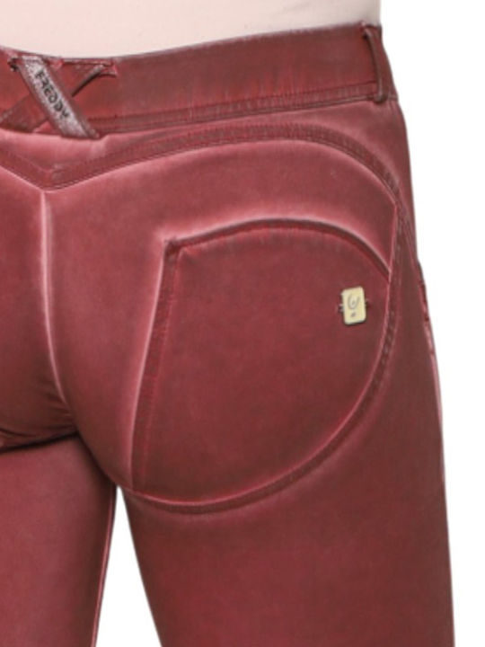 Lungo Γυναικείο Jean Παντελόνι Push Up σε Skinny Εφαρμογή Ξεβαμμένο