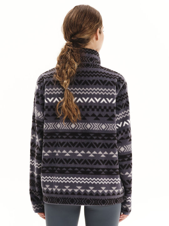Fleece Damen Jacke in Blau Farbe