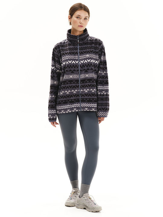 Fleece Damen Jacke in Blau Farbe