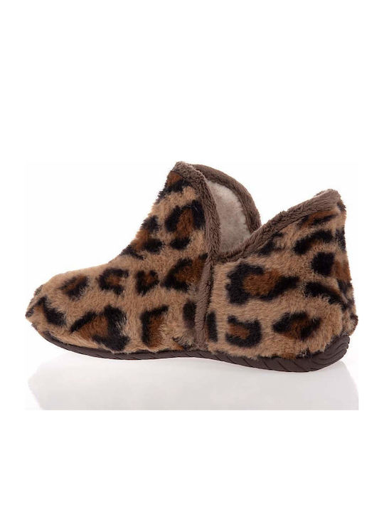 Adam's Shoes Closed-Toe Slippers Brown