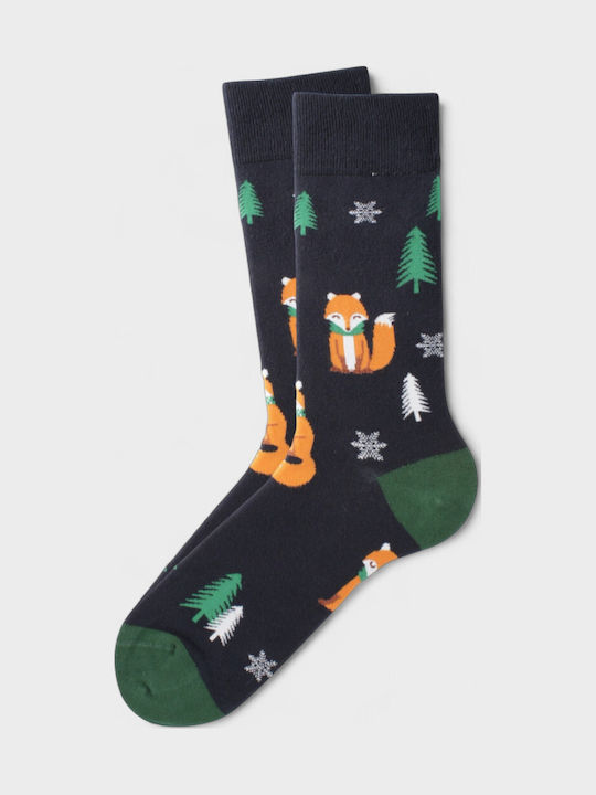 Soma Socks Ανδρικές Χριστουγεννιάτικες Κάλτσες Μπλε Soma Socks Ανδρικές Χριστουγεννιάτικες Κάλτσες Μπλε