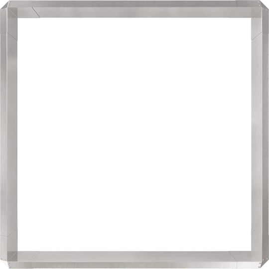 vidaXL Metal Garden Border in Silver Color xcm
