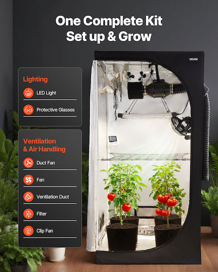 Vevor Grow Light με LED Μ100xΒ100εκ.