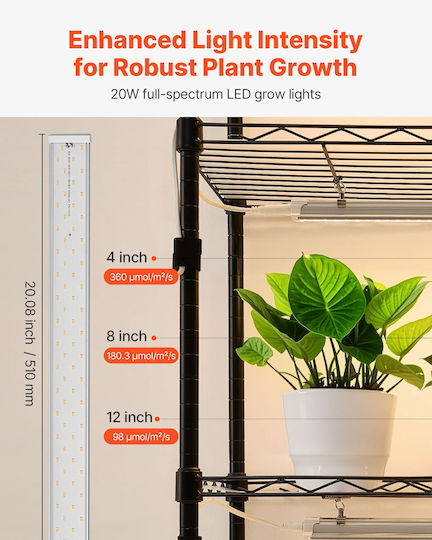 Vevor Grow Light με LED και Ισχύ 200W