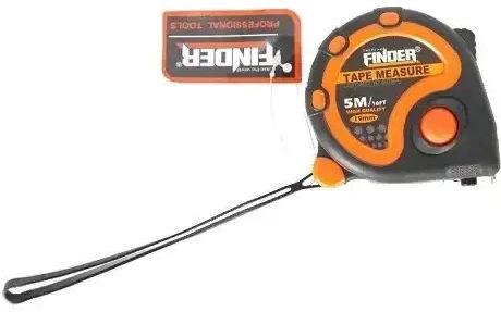 Finder Метрическа лента с автоматично връщане 5м