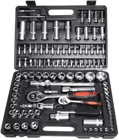 Dehco 108 Ε Set de chei tubulare și clichet 1\2" & 1\4" 108buc