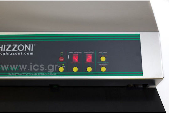 Vacuum Led External Suction Tabletop 400x260x140mm Ghizzoni V40e