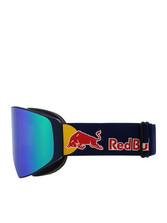 Red Bull Spect Μάσκα Σκι & Snowboard Ενηλίκων Μπλε με Φακό Φιμέ σε Μπλε Χρώμα
