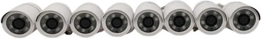 Jortan Σύστημα Παρακολούθησης 8 Καμερών CCTV με Καταγραφικό DVR