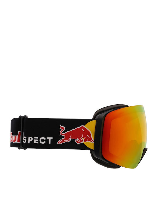 Red Bull Spect Ski & Snowboard Goggles Kids Black with Lens in Black Color