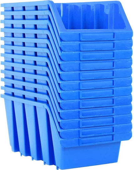 vidaXL Plastic Tool Bin Organiser W17xD24xH12.6cm 20pcs