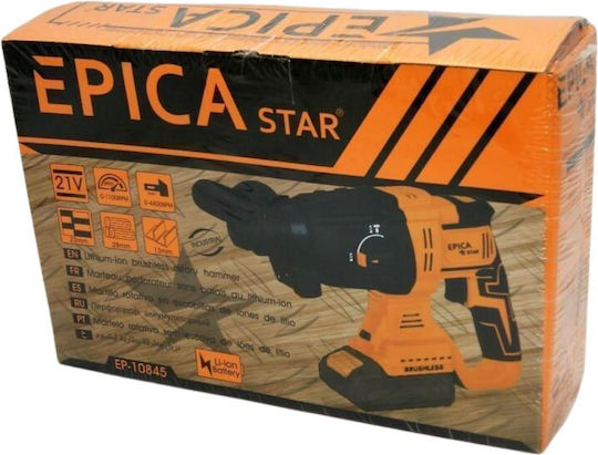 Epica Star Impact Demolition Hammer Battery 21V Solo with Chuck SDS Plus EP-10845