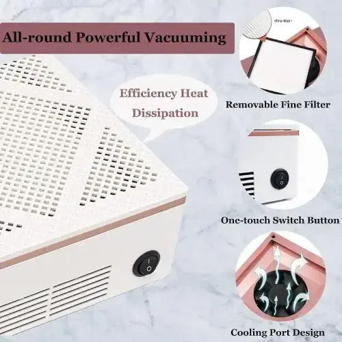 Factory Απορροφητήρας Σκόνης Νυχιών 60W