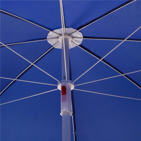 Umbrelă Pliabilă Plajă Diametru 1.8m Albastră
