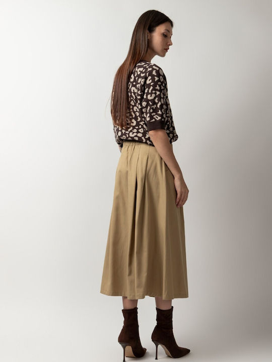 Midi Skirt Beige