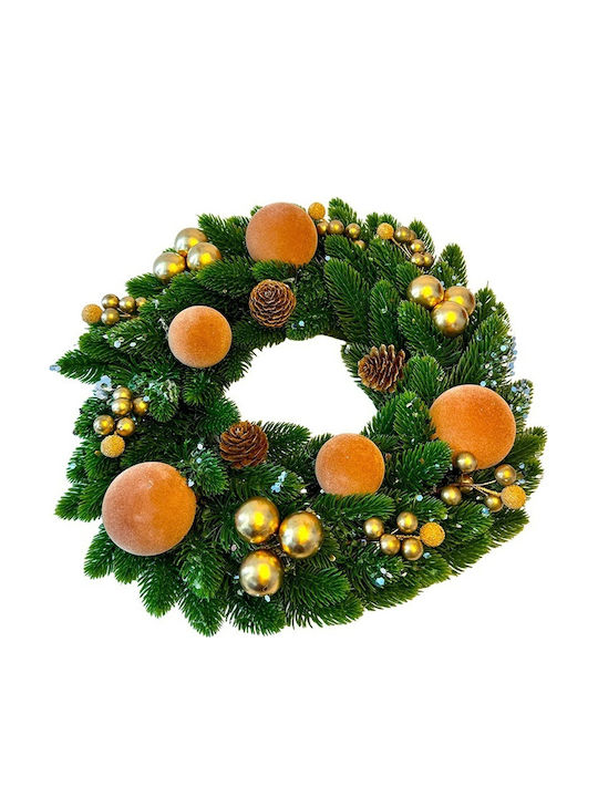 Velve Weihnachtsdekoration Kranz mit Durchmesser 30cm.