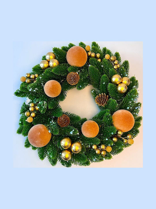 Velve Weihnachtsdekoration Kranz mit Durchmesser 30cm.