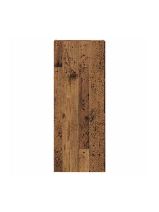 Wall Living Room Cabinet made of Particle Board Old Wood 40.5x30x102cm
