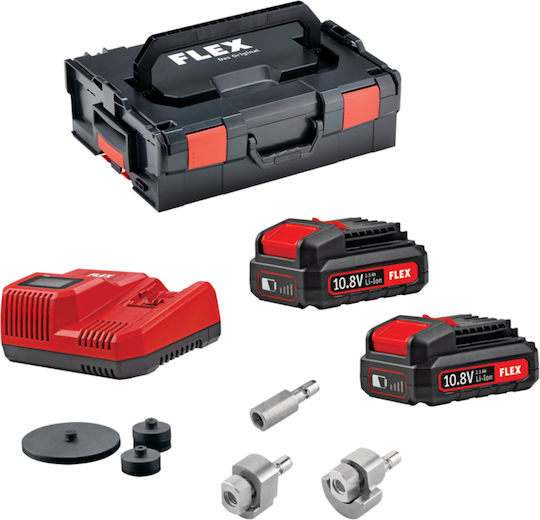 Flex PXE 80 12-EC/2.5 SET Rotativ Lustruitor Brushless 12V 2x2.5Ah