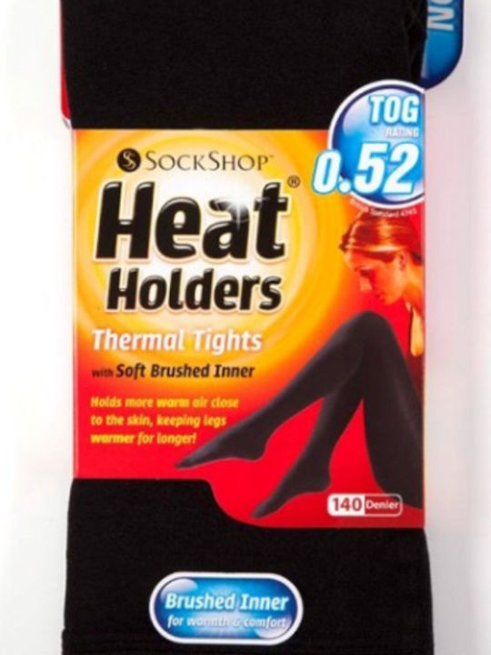 Heat Holders Thermal Tights Γυναικείο Θερμοεσώρουχο Μαύρο