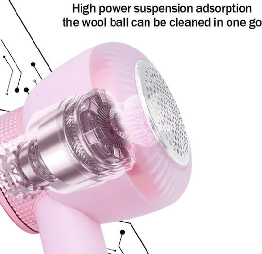 Kemei Fabric Shaver Pink