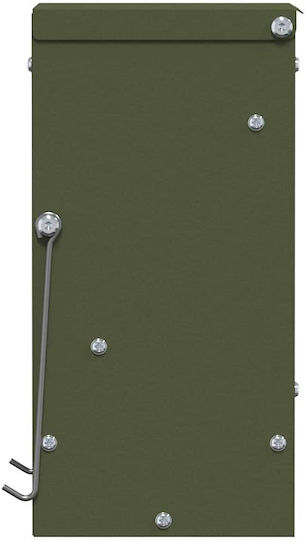 vidaXL Metal Feeder for Rabbits with Capacity 1.5kg 12.5x12.5x25cm.