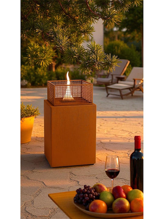 Tenderflame Τζάκι Εξωτερικού Χώρου Μεταλλικό Καφέ 49.5x49.5x61cm