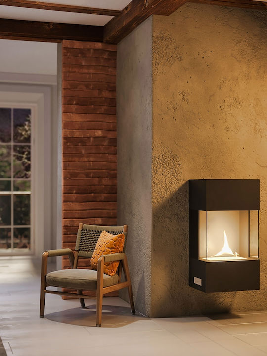 Tenderflame Firepit Black 48x34x90cm