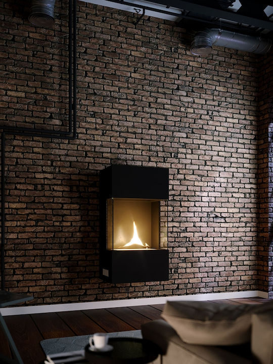 Tenderflame Firepit Black 48x34x90cm
