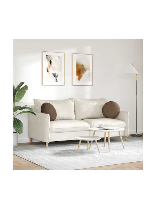 vidaXL Възглавница за диван Кафе 2бр 40x40см.