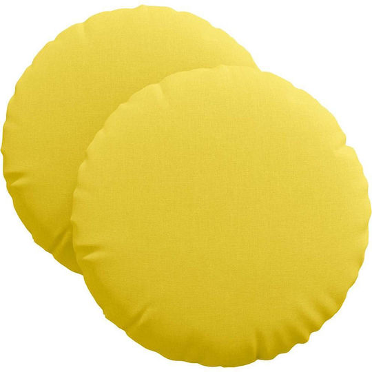 vidaXL Perna de canapea Soft Yellow 2buc 40x40cm.