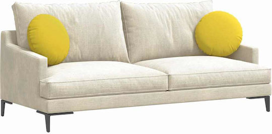 vidaXL Perna de canapea Soft Yellow 2buc 40x40cm.