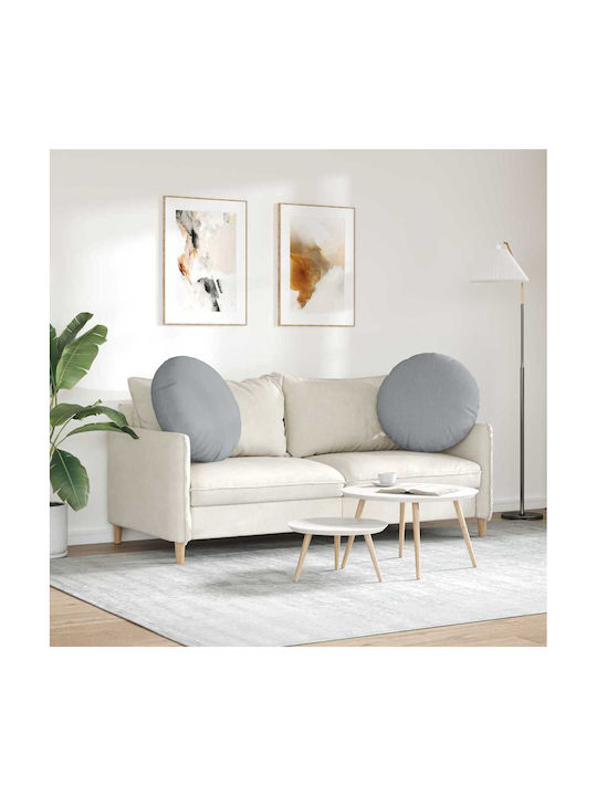 vidaXL Perna de canapea Light Gray 2buc 60x60cm.
