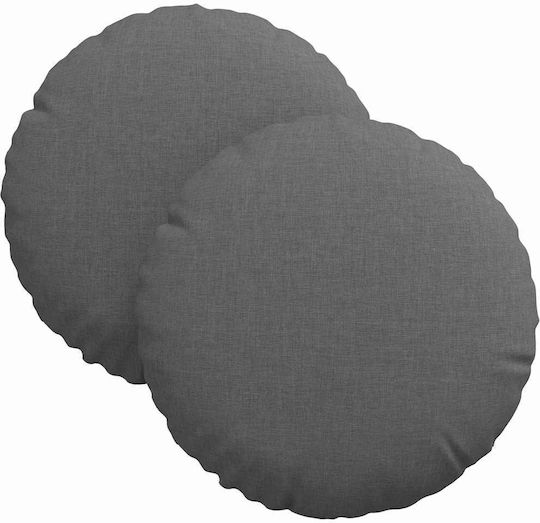 vidaXL Sofa Cushion Dark Gray 2pcs 30x30cm.
