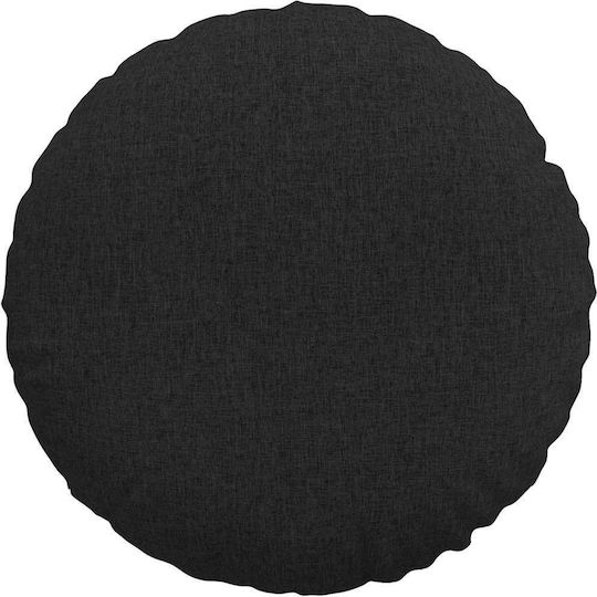 vidaXL Възглавница за диван Черно 2бр 60x60см.