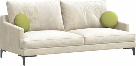 vidaXL Възглавница за диван Light Green 2бр 30x30см.