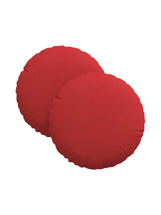 vidaXL Sofa-Kissen Red 2Stück 30x30cm.