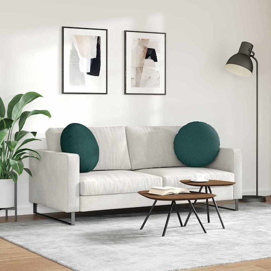 vidaXL Sofa-Kissen Dark Green 2Stück 50x50cm.